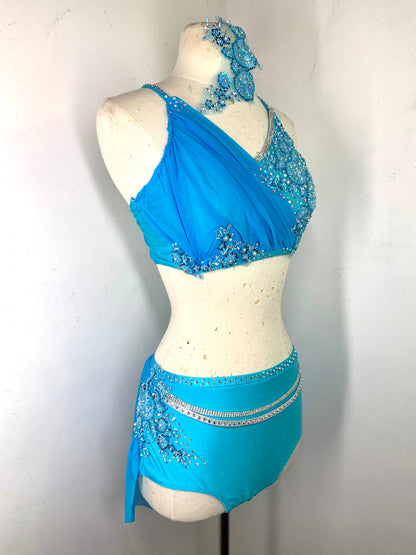 ADELE MA aqua dance costume